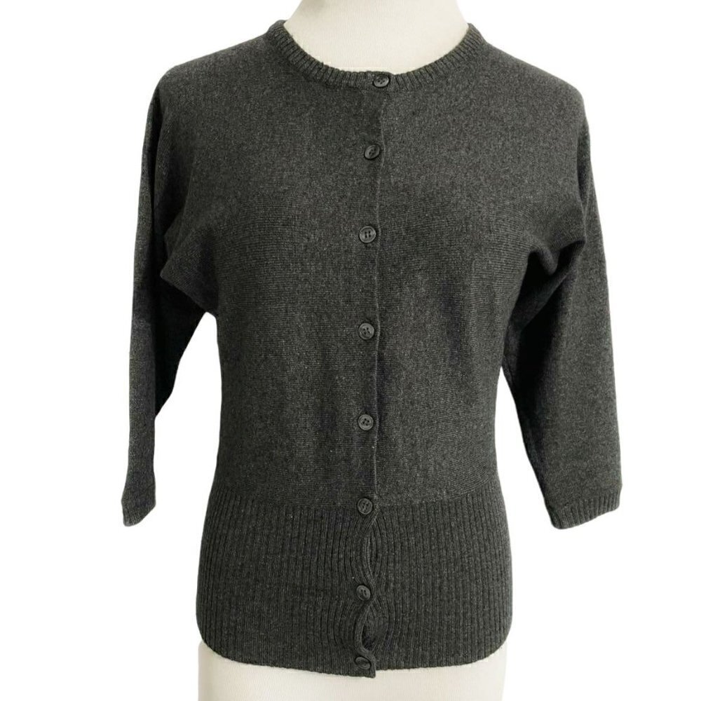 Urchin Size Small Cardigan Button Up Silk Blend